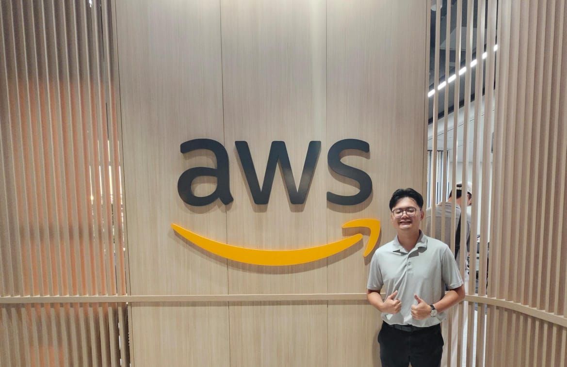 Nathan's team presenting at AWS Malaysia